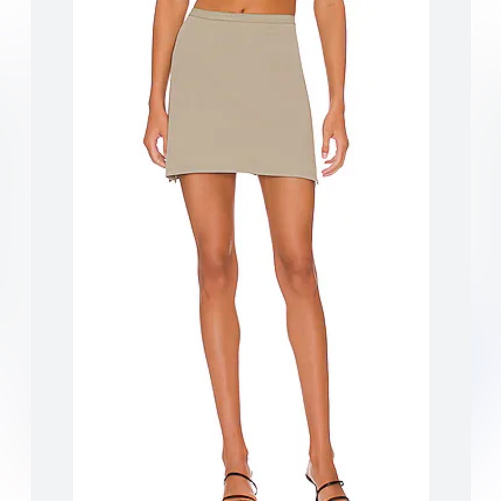 Anine Bing Elasticized Waist Mini Skirt
